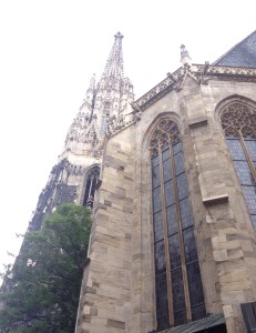 I couldn't get nice pictures of St. Stephen's Cathedral as they were doing restoration works to the exterior of the building